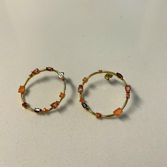 Anthropologie Jewelry - Anthropology gold  hoop earrings